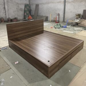 Giường Gỗ MDF 1m8x2m Phủ Melamin GN17 7 giuong ngu go cong nghiep mdf phu melamin mau oc cho gn1704 scaled