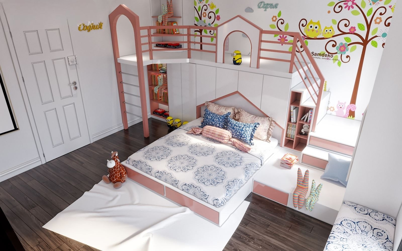 Nội thất phòng ngủ cho con tại chung cư Vinhomes Metropolis 4 noi that phong ngu cho con tai chung cu vinhomes metropolis03