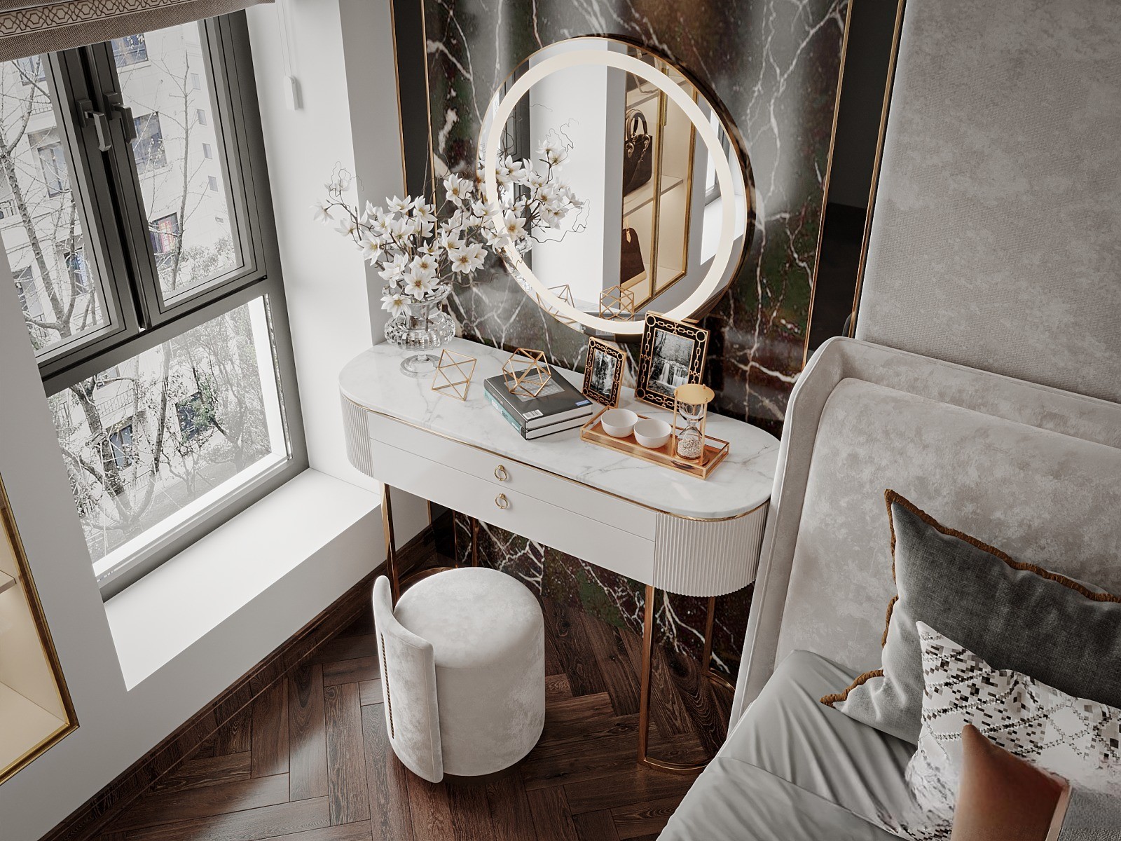 Nội thất phòng ngủ hiện đại sang trọng tại Noble Crystal Tây Hồ 3 noi that phong ngu hien dai sang trong tai noble crystal tay ho03