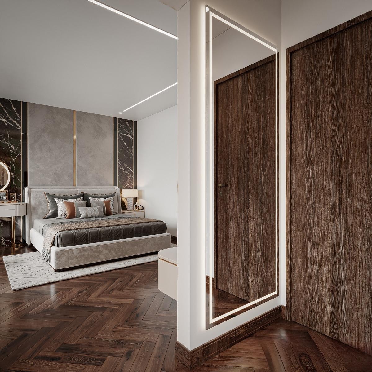 Nội thất phòng ngủ hiện đại sang trọng tại Noble Crystal Tây Hồ 6 noi that phong ngu hien dai sang trong tai noble crystal tay ho06