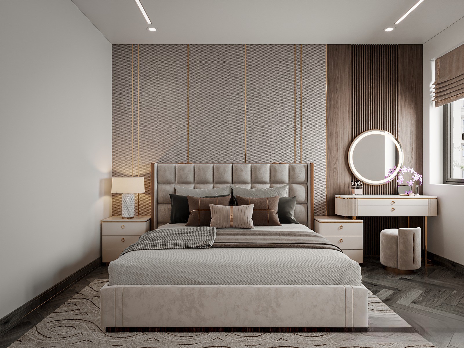 Nội thất phòng ngủ hiện đại sang trọng tại Noble Crystal Tây Hồ 7 noi that phong ngu hien dai sang trong tai noble crystal tay ho07