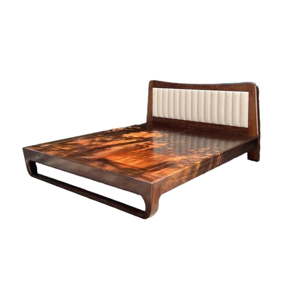 Giường Gỗ Tự Nhiên Mặt Hương Xám 1m8x2m GNTD26