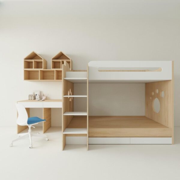 giuong tang go mdf ket hop ban hoc gttd01 03