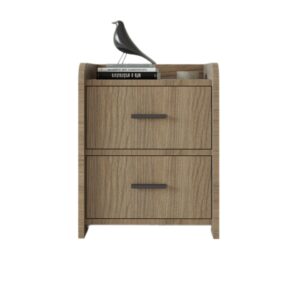 Tủ đầu giường gỗ công nghiệp MDF hai ngan kéo TPTD02