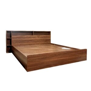 Giường Ngủ Gỗ Công Nghiệp MDF 1m8x2m GNTD19 4 giuong ngu go cong nghiep mdf mau xam co ngan keo gn1602