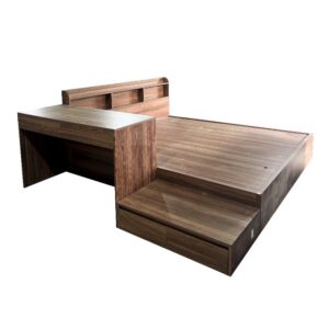 Giường Ngủ Gỗ MDF Có Bàn Làm Việc GNTD25 3 giuong ngu go mdf co ban lam viec gntd2502