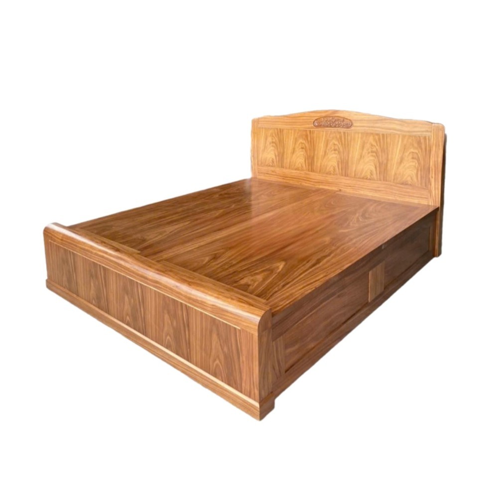 Giường Gỗ Tự Nhiên Mặt Hương Xám 1m8x2m GNTD27