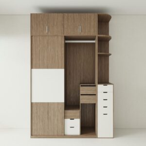 Tủ Quần Áo Gỗ Công Nghiệp Đa Năng TATD06