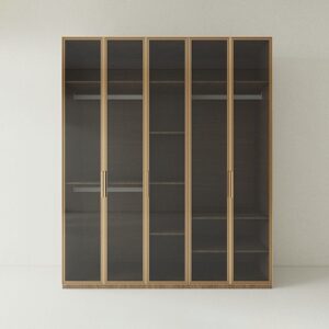 Tủ Quần Áo Gỗ MDF Cánh Kính TATD04