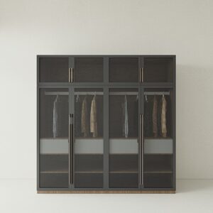 Tủ Quần Áo Gỗ MDF Cánh Kính TATD13